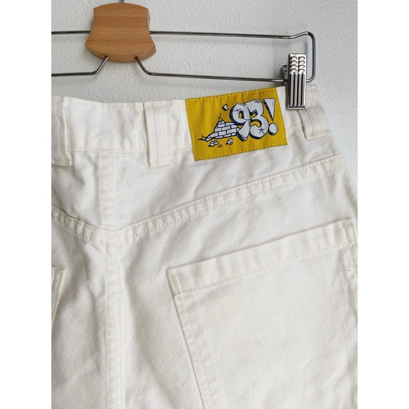 Polar Skate Co. ’93 Canvas Shorts // Ivory Denim - Picture 7 of 16